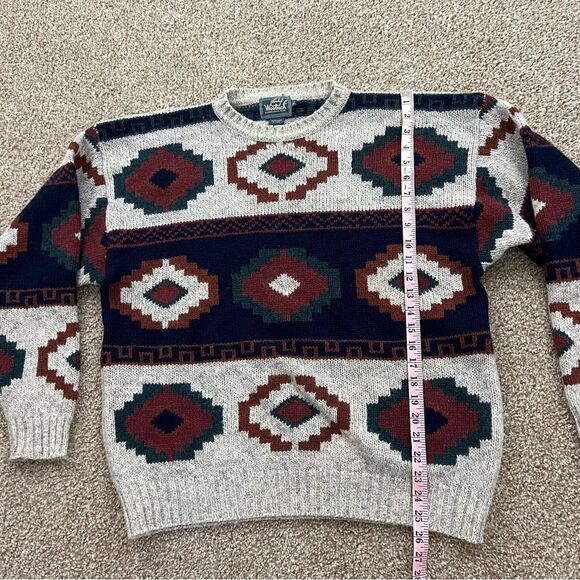 Vintage Woolrich Southwestern Aztec Sweater men's XL - Picture 5 of 7